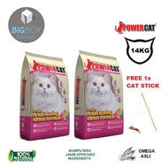 Powercat Power Cat Fresh Kitten Formula (7kg x 2) Free Cat Stick