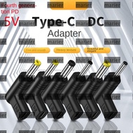 MARIER USB C PD to DC Power Connector, 5V 9V 12V Universal Type C to DC Jack Plug, for VR Glasses Co
