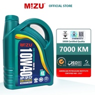 MIZU 10W40 Semi Synthetic Oil -4L -SIRIM [API SP/CF] minyak pelincir car perodua Toyota honda proton