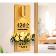 Customized Unit Sign Door Sign Gold 3DUnit Number Signage New Home Entrance Decoration Unit Number P