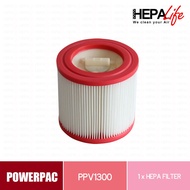 POWERPAC PPV1300 PPV1500 Compatible Hepa Filter - Hepalife