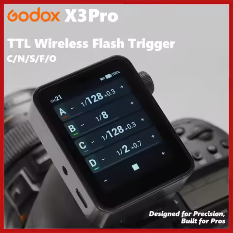Godox X3Pro X3 Pro C/N/S/F/O Touchscreen TTL Wireless Flash Trigger 2.4GHz for Sony for Canon Nikon 