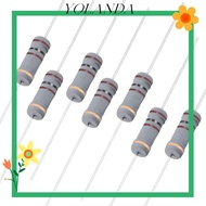 YOLAN Carbon Film Resistors, 2W 5% Tolerance 4 Bands 100 Ohm Resistor, Easy to use for DIY Electroni