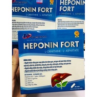 Liver Supplement HEPONIN FORT- Detoxify, Lower Liver Enzymes, Jaundice, Poor Appetite, Rash, Urticaria,...