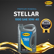 MINYAK PELINCIR UMW GRANTT STELLAR 1000 SAE 10W-40 4L Engine Oil Premium Mineral《100% Authentic》+ FREE GIFT 🎁