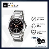(2 Years Warranty) CASIO Men Watch Jam Tangan Lelaki MTP-1370D-1A2