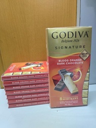 Godiva Signature Blood Orange Dark Chocolate Mini Bars