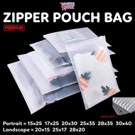 ECER Zipper 25x17 20x15 20x30 Storage Bag Travel Pouch Doff Traveling Plastic Ziplock 25x35 28x35 30