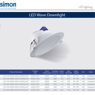 SIMON 12W / 14W ROUND LED WAVE DOWNLIGHT