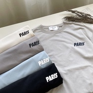 [KT USA] Unbreakable Praise Korean Fine Flannel Short T Sleeve PARIS Text LOGO Plain 80058