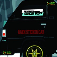 Pickup truck window stickers, cutting stickers, work space variations, 18+ pickup truck cars