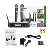Shure GLXD4 PRO สายรัดความถี่ UHF ประสิทธิภาพสูงรองเพลงคาราโอเกะไมโครโฟนไร้สาย800HMz มืออาชีพ