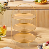 KOZEEY Tiered Serving Tray, Tiered Cupcake Stand, for Table Display, Food Preparation, Cupcake Tray,