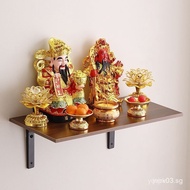 Incense Burner Shelf with Holes for Worship Altar Cabinet Wall-Mounted Altar for God, Buddha, Guanyi