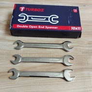 TURBOZ 10X11 wrench / double open end spanner 10x11 TURBOZ