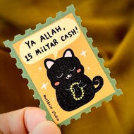 Quotes viral stickers | Viral word stickers | Premium quality glitter journaling sticker