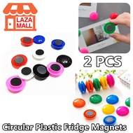 Magnets NOTIS PAPAN Whiteboard / Refrigerator Sticker Circular Plastic Fridge Magnetic 磁铁冰箱  pelekat Magnet Peti Sejuk