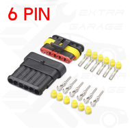 ปลั๊กกันน้ำ connector กันน้ำ 1 pin 2 pin 3 pin 4 pin 5 pin 6 pin ตัวผู้ ตัวเมีย ปลั๊กไฟรถยนต์ รถบรรท