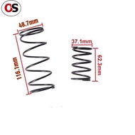 OS 38MM TURBO EXTERNAL WASTEGATE WG SPRING COATED REPLACEMENT 14 PSI/8PSI 1BAR FOR TURBO SMART