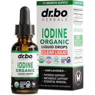 Iodine Drops Potassium Iodide-1 Year Supply Pure Organic Iodine Drops Supplement Add Thyroid Support