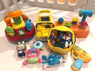 嬰兒玩具 Assorted Baby Toys Bundle VTech Whack-a-Mole Bus Rattle