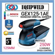 BOSCH GEX125-1AE / GEX125-1A 5" RANDOM ORBITAL ECCENTRIC SANDER 250W 125MM (CORDED) HEAVY DUTY ORBIT