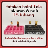 6 ml tola bottle perfume stand
