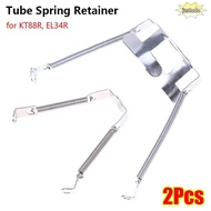 JUSTO 2Pcs Vacuum Tube Retainer Holder, Vintage Style Steel Audio Amplifier Spring Holder, Spring St
