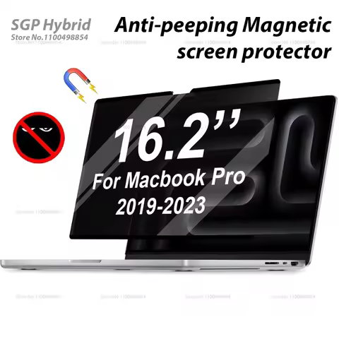 Magnetic Privacy Screen Protector for Macbook Pro 16 inch 16.2 2019 2021 2023 A2485 M1 M2 A2780 A214