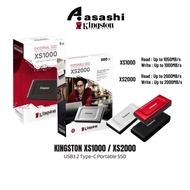 Kingston XS1000 / XS2000 500GB / 1TB / 2TB / 4TB USB3.2 Type-C Pocket Size Portable External SSD SXS