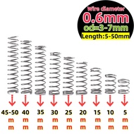【LGQ】 d0.6mm compression spring SUS304 OD3-7mm length 5-50mm pressure spring