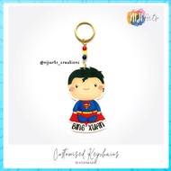 [SG LOCAL] Heroes Customised Keychain / Bag Tag / Accessories / Handmade / Personalised Keychain