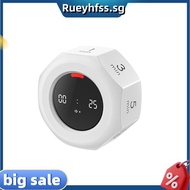 Multi-Hexagon Cube Timer 90-Minute Sensor Digital Timer with LED Screen 7 Set Time Management Tools 