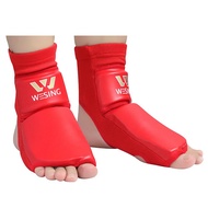 Wesing PU Leather MMA Boxing Muay Thai Foot Insteps Guards Feet Protector Martial Arts Wushu Sanda Training Protective Gear 2E3X