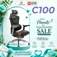 Sihoo Doro C100 Full Mesh Ergonomic Office Chair 4D Armrest Gaming Chair Kerusi Pejabat 西昊人体工学椅