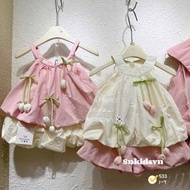 Very cute tulip baby clothes Set H28