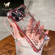 Phone Case For Google PIXEL 9/9A PRO XL 5G with Flower Hand Rope shiny colorful metallic texture but