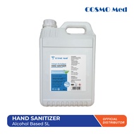 COSMO Med – Antiseptic Hand Sanitizer, Alcohol-based, 5 LITRES (Green Tea Essence)