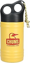 CHUMS CH62-2127-Y076 Water Bottle Mug Camper Wave Bottle 10.1 fl oz (300 ml) (Yellow x Red/FF)