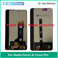 ZTE Nubia Focus 5G Focus Pro 5G อะไหล่ชุดประกอบดิจิไทเซอร์หน้าจอสัมผัสแอลซีดี Z2351N ใหม่ 100% ต้นฉบ
