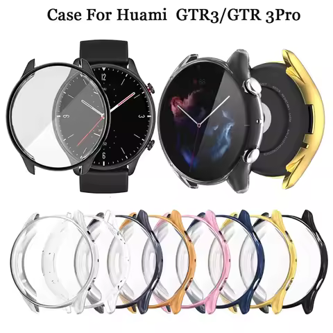 Watch Case For Amazfit GTR 3 3Pro TPU Soft Case Protective Shell Anti-Scratch Cover Full Screen Prot