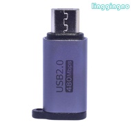 RR Efficient USB C Female to Micro USB Male Adapters Type C Micro USB Connectors