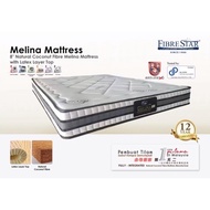 LANSONMelina Fibre Star Anti-Static Natural Coconut Fibre+Natural Latex Top Mattress 双人椰丝乳胶床褥床垫 kelapa sabut getah tilam