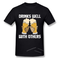 Drinks Well With Other Tee For Alcoholic Tshirt Design Alcohol Wine Whiskey Gin Alcohol Craft Beer T