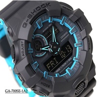 ของแท้ Casio G-Shock Watch นาฬิกาข้อมือผู้ชาย นาฬิกา รุ่น GA-700SE-1A2 นาฬิกา สายเรซิ่น กันกระแทก กันน้ํา 100% สีดํา รับประกัน 1 ปี