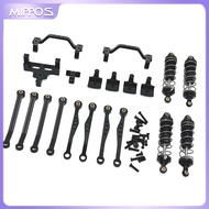 Mippos โช้คอัพโลหะโช้คอัพชุดอัพเกรดโลหะ1/16รถ RC อะไหล่โมเดลรถยนต์ชิ้นส่วนรถยนต์ RC ภาคปฏิบัติสำหรับ