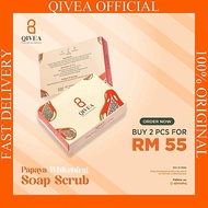 Qivea Official | 100% Original | 2pcs Papaya Whitening Soap Scrub