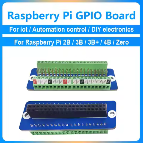 Raspberry Pi GPIO Breakout Expansion Board Industrial Terminal DIY/iot/automation projects for Raspb
