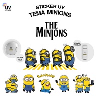 UV - MINIONS THEME | UV STICKERS, MOTORCYCLE STICKERS, CAR STICKERS, HELMET, TUMBLER, 3D, DTF UV BY 