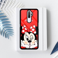 Abadi Case Oppo A5 2020 / Oppo A9 2020 - Case Glass Kaca Kartun Karaker D1SN3Y Keren - Soft Case Glass - Hard Case Glass - Softcase Murah - Softcase Mewah - Mika Hp - Phone Case Acc Hp - Case handphone - Casing Hp - Kesing hp - Bisa Bayar Ditempat ( COD )